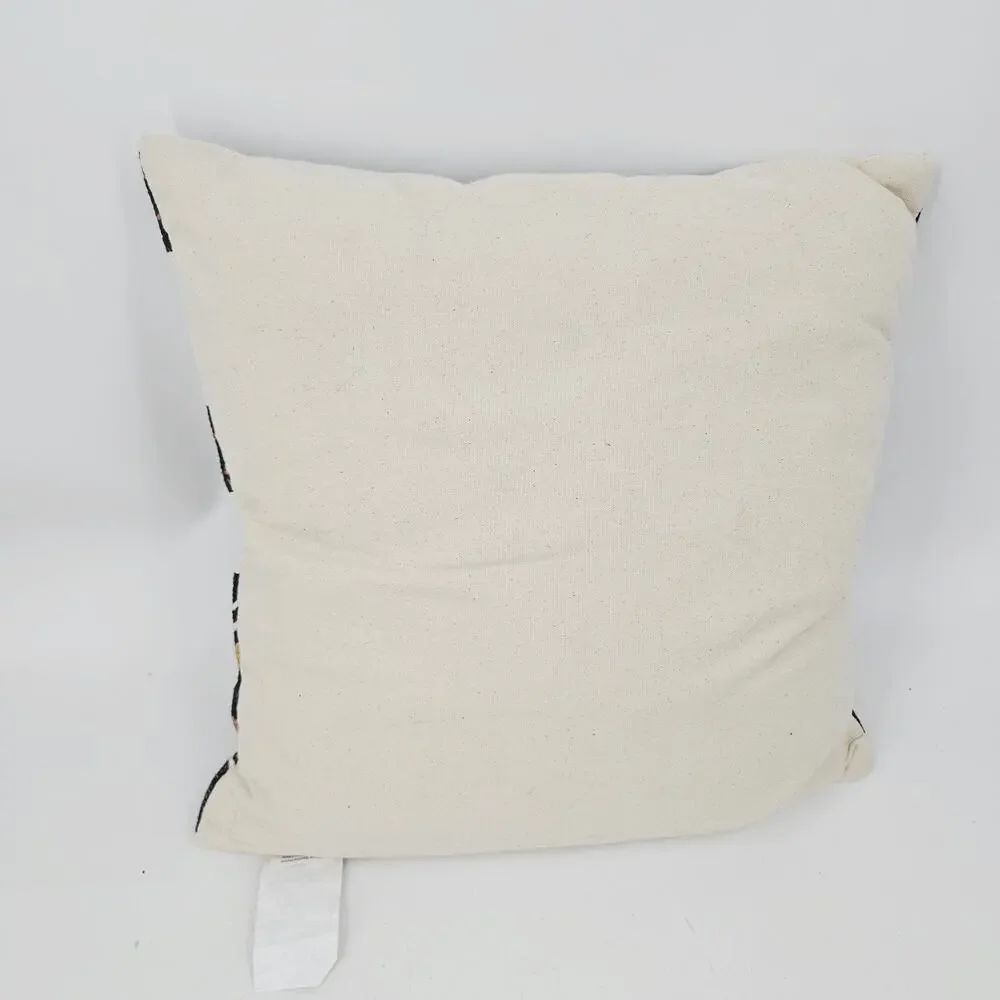 Boho kilim Geometric Tribal Accent lumbar Coach Pillow 18x18